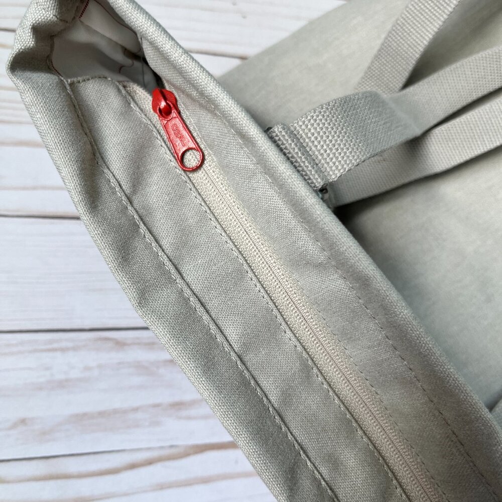 IKEA DROMSACK Convertible Tote Bag Backpack Gray - Picture 7 of 13